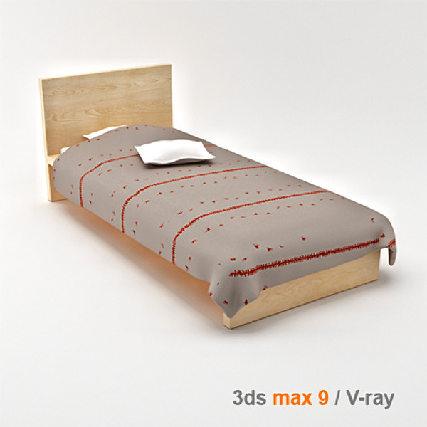 bed ikea malm furnitures 3d max - Malm 8 piece furniture set by lajhar